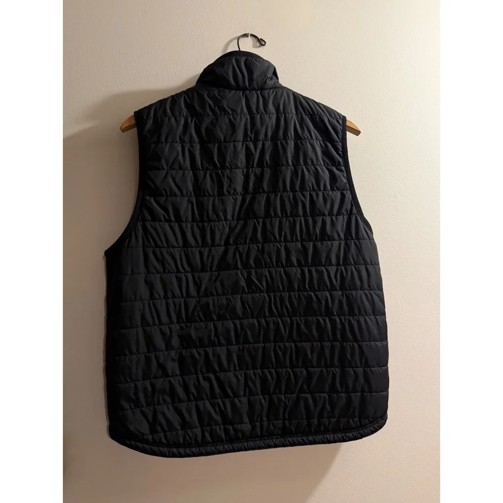 Carhartt Gilliam Vest Mens Large Black Quilted Insulated Puffer Vest 102286